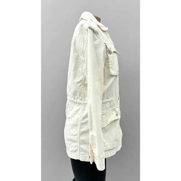 NWT Free People Not Your Brother's Utility Jacket Ecru Cream Women's Size XS - Picture 11 of 16